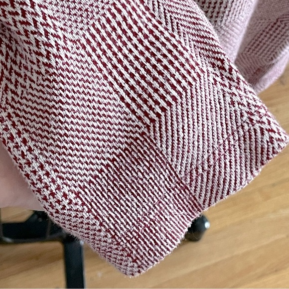 Bobbie Brooks Sport Vintage Pullover Sweater- Red and White- Size Small - Picture 3 of 6